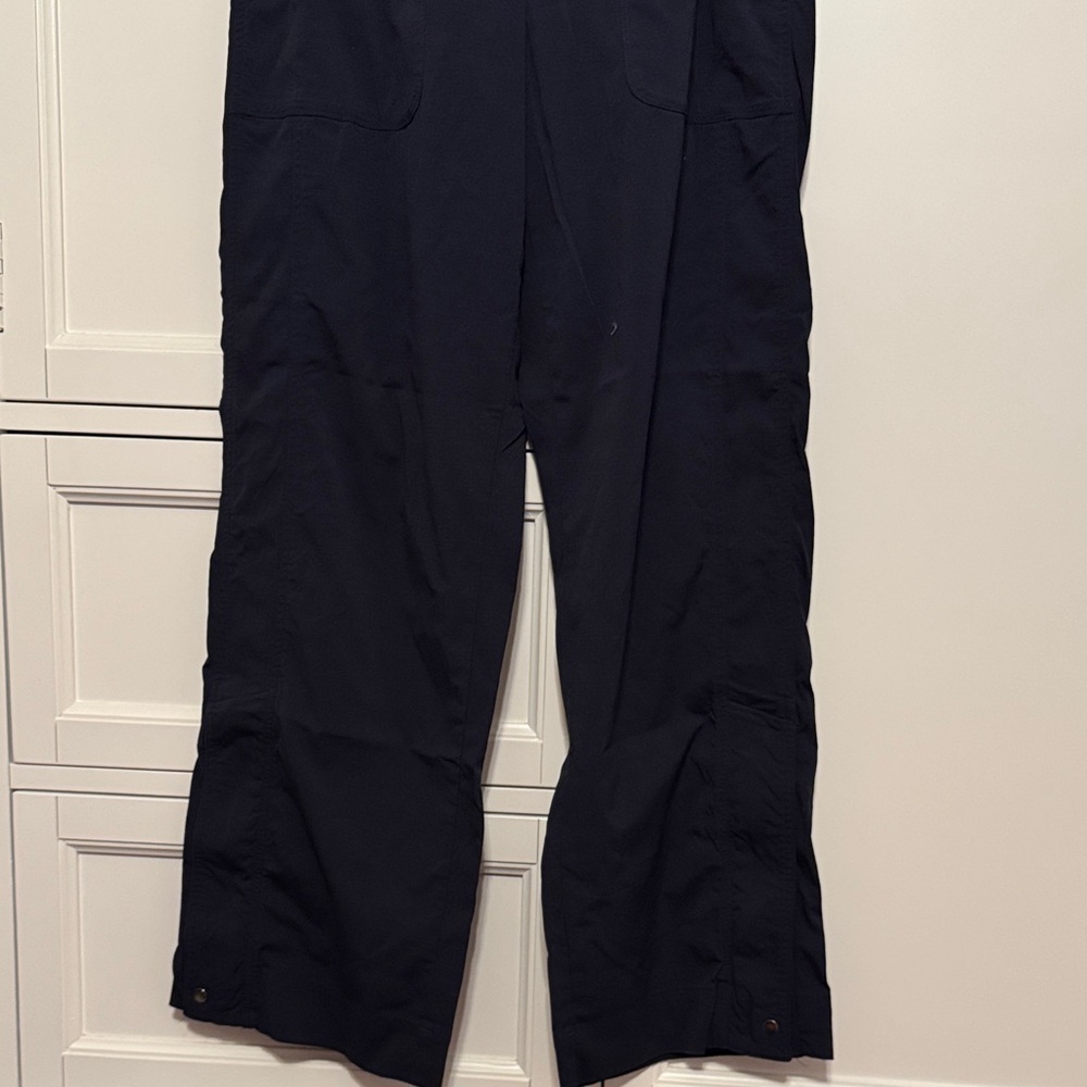 Athleta Navy Track Pants - Picture 2 of 4